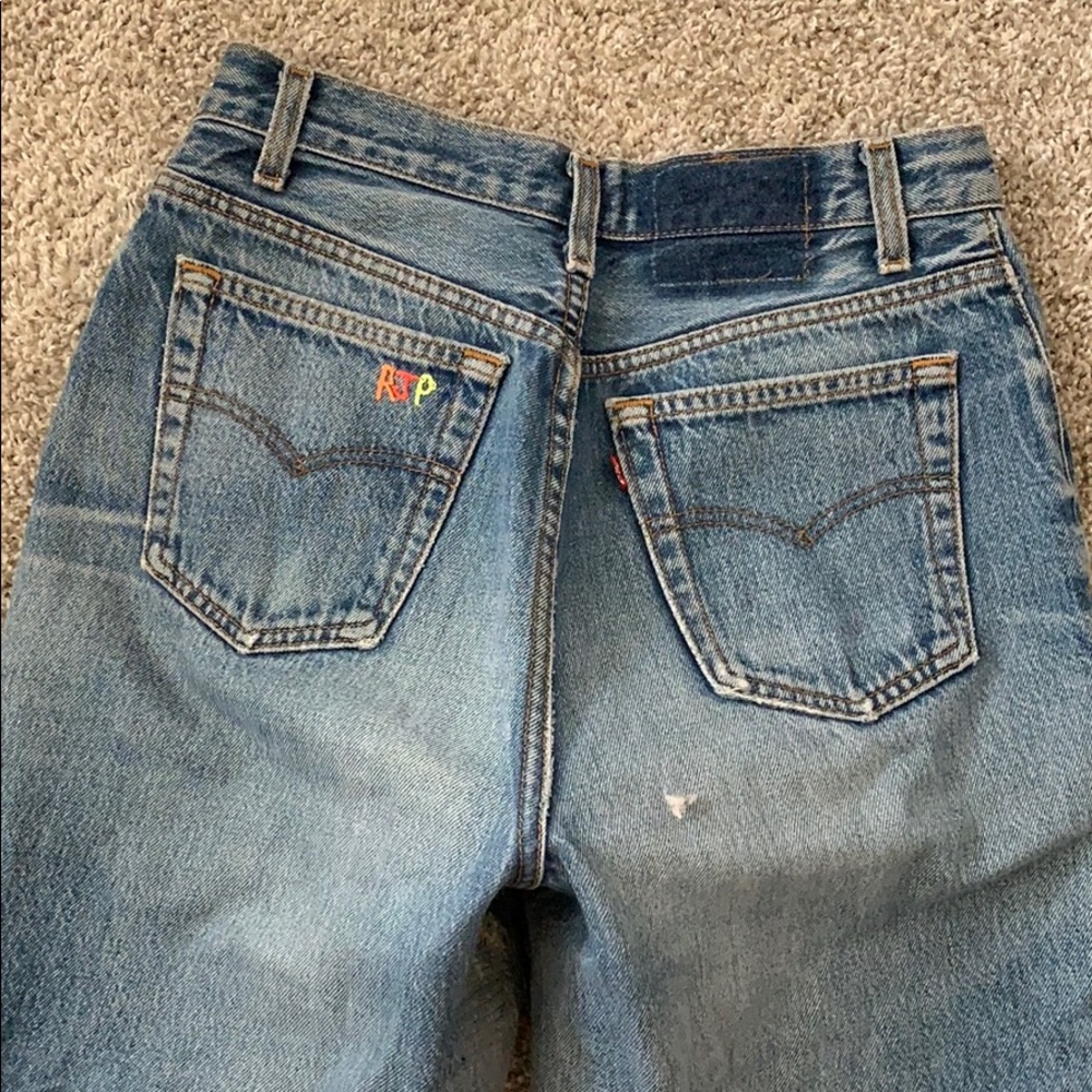 Levi’s VINTAGE size 28 love and lips - Picture 4 of 6